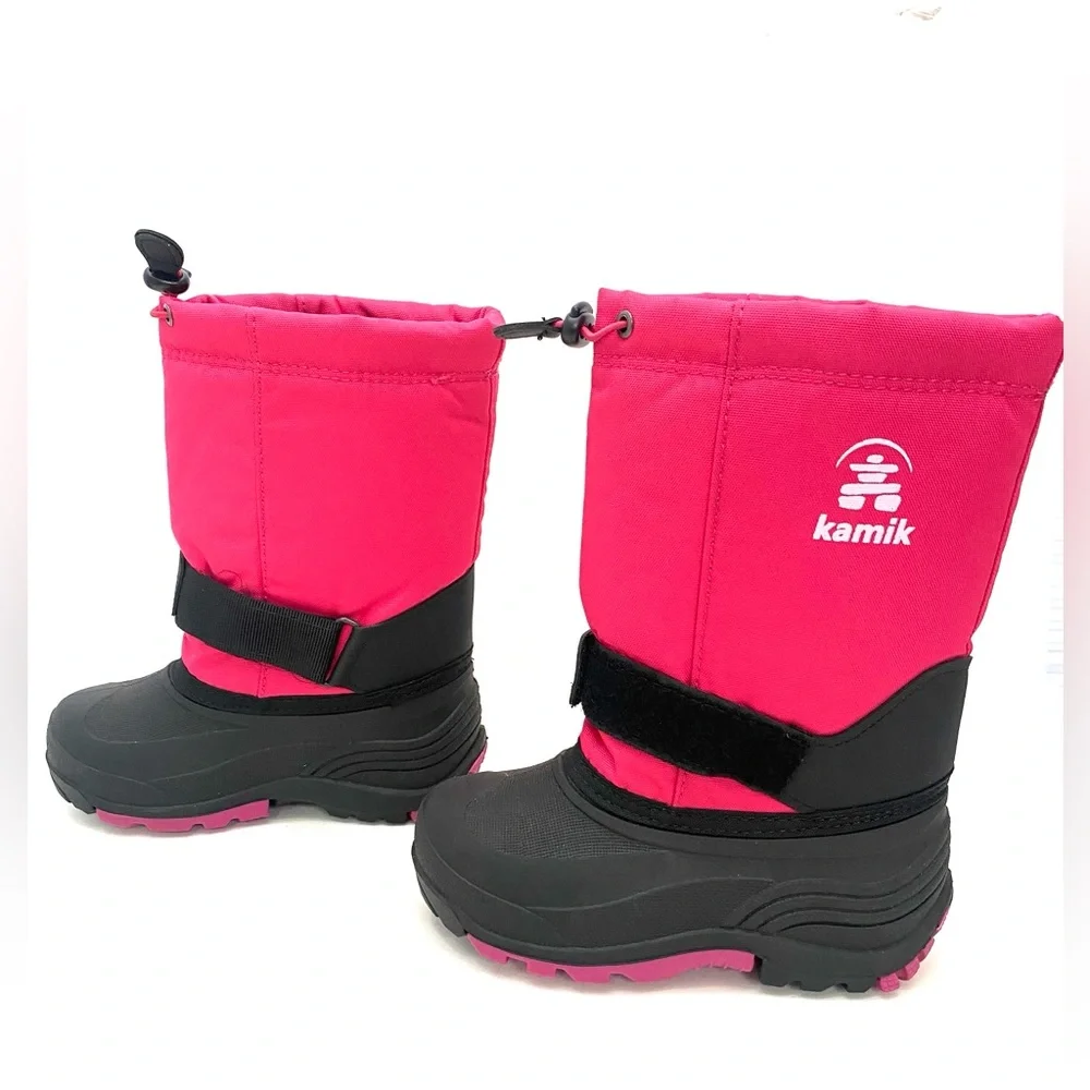 Kamik Youth Waterproof Adjustable Winter Snow Boots (Boots Only)